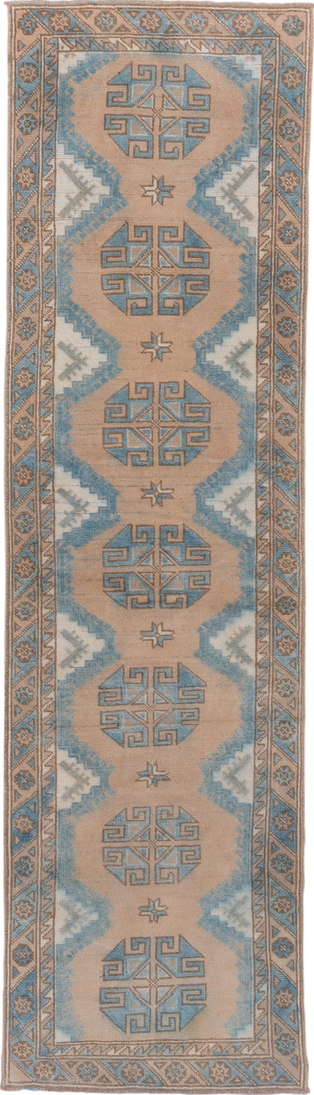 Vintage Oushak Runner Rug (2' x 8')